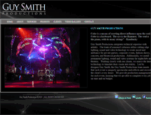 Tablet Screenshot of guysmithproductions.com